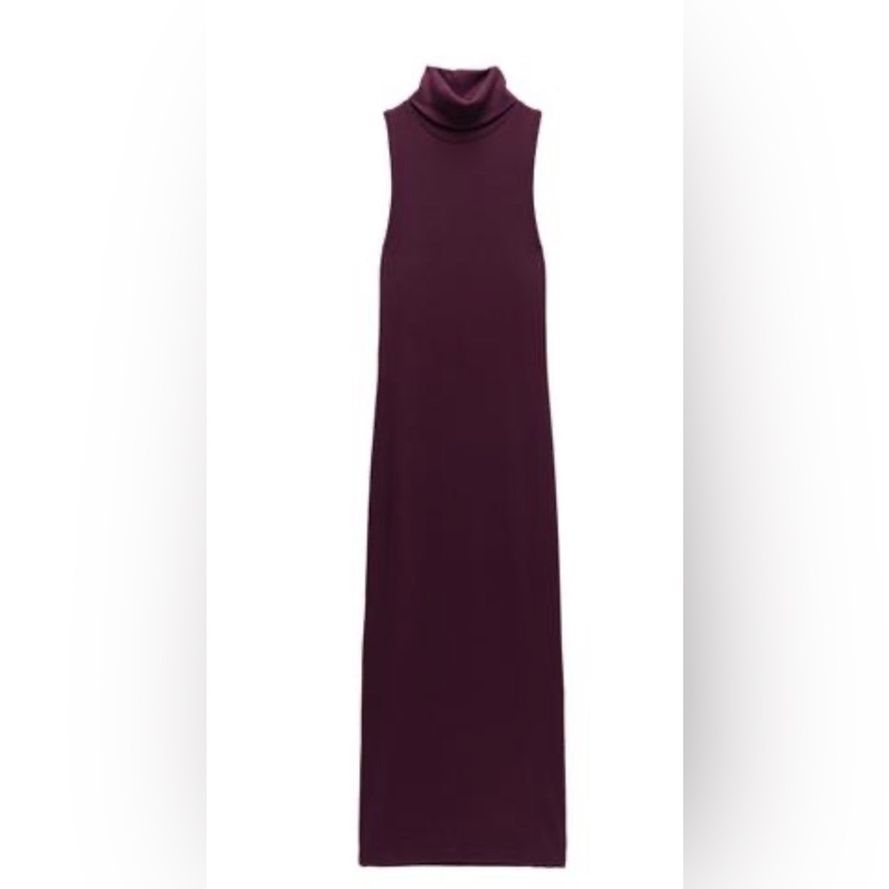 ZARA High Collar Dress